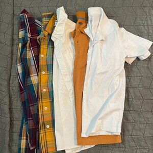Bundle of 5: Boy's Casual Shirts and Polos